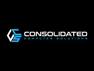 Consolidated Computer Solutions logo design by denfransko