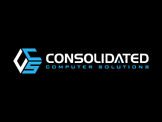 Consolidated Computer Solutions logo design by denfransko