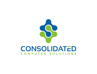 Consolidated Computer Solutions logo design by p0peye