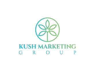 Kush Marketing Group logo design by aryamaity
