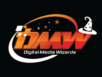 Digital Media Wizards logo design by KreativeLogos