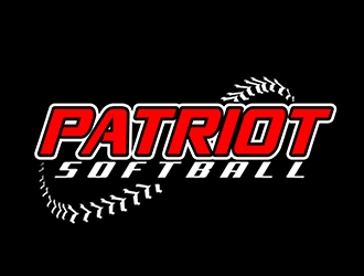 PATRIOT SOFTBALL logo design by PrimalGraphics