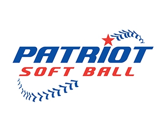 PATRIOT SOFTBALL logo design by PrimalGraphics