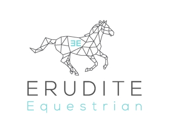 Erudite Equestrian logo design by aryamaity