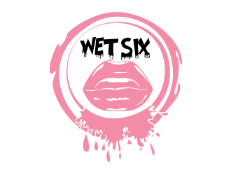 WET SIX logo design by bosbejo