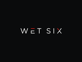 WET SIX logo design by Rizqy