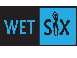 WET SIX logo design by Vincent Leoncito