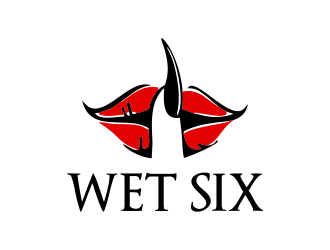 WET SIX logo design by JessicaLopes