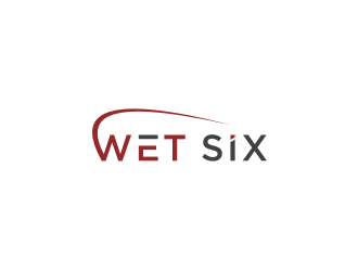 WET SIX logo design by bricton