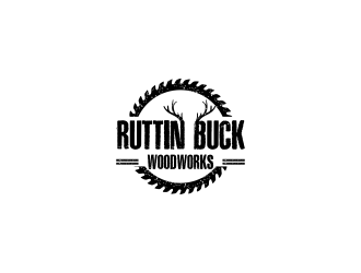 RUTTIN BUCK WOODWORKS logo design by haidar