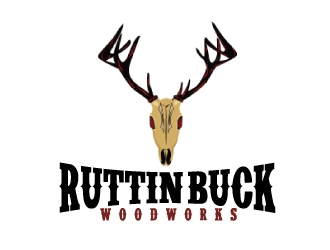 RUTTIN BUCK WOODWORKS logo design by AamirKhan