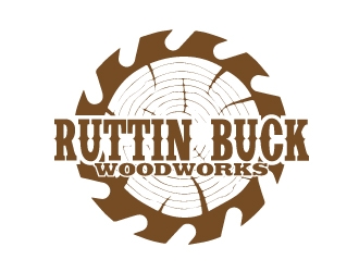 RUTTIN BUCK WOODWORKS logo design by AamirKhan