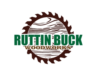 RUTTIN BUCK WOODWORKS logo design by AamirKhan