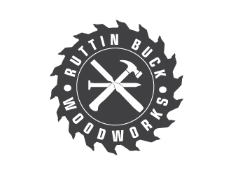 RUTTIN BUCK WOODWORKS logo design by AamirKhan