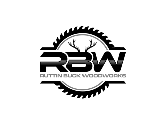 RUTTIN BUCK WOODWORKS logo design by haidar