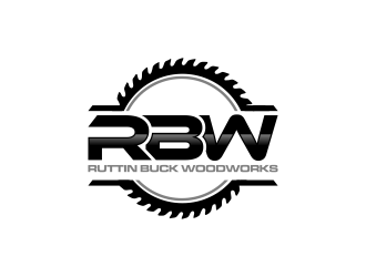RUTTIN BUCK WOODWORKS logo design by haidar