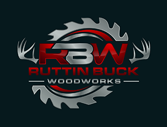 RUTTIN BUCK WOODWORKS logo design by ndaru