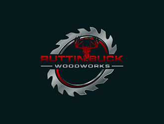 RUTTIN BUCK WOODWORKS logo design by ndaru