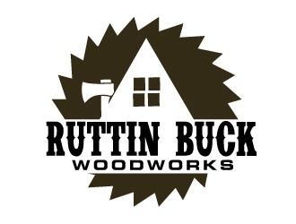 RUTTIN BUCK WOODWORKS logo design by AamirKhan