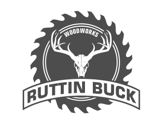 RUTTIN BUCK WOODWORKS logo design by cintoko