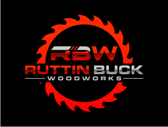 RUTTIN BUCK WOODWORKS logo design by nurul_rizkon
