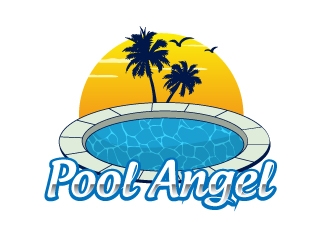 Pool Angel logo design by AamirKhan