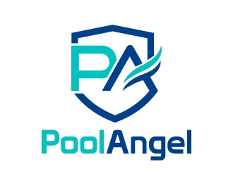 Pool Angel logo design by MonkDesign