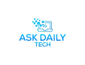 Ask Daily Tech logo design by aryamaity