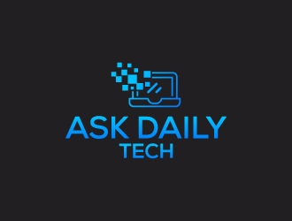 Ask Daily Tech logo design by aryamaity