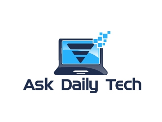 Ask Daily Tech logo design by AamirKhan