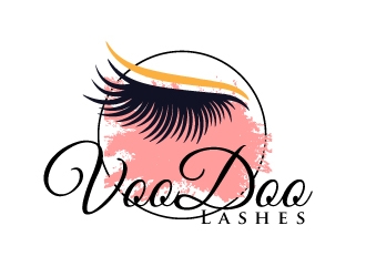 VooDoo Lashes logo design by AamirKhan