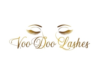 VooDoo Lashes logo design by zubi