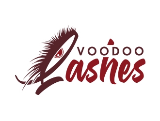 VooDoo Lashes logo design by zubi