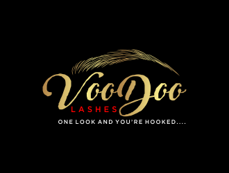 VooDoo Lashes logo design by oke2angconcept