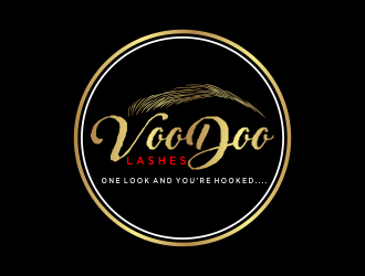 VooDoo Lashes logo design by oke2angconcept