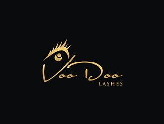 VooDoo Lashes logo design by EkoBooM