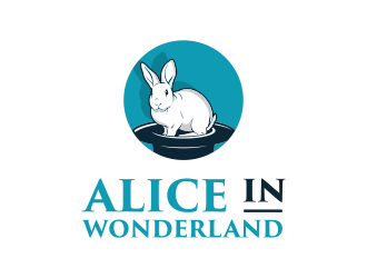 Alice in Wonderland logo design by brandshark