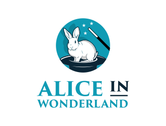Alice in Wonderland logo design by brandshark