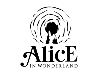 Alice in Wonderland logo design by JessicaLopes