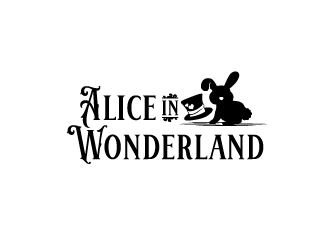 Alice in Wonderland logo design by LogOExperT