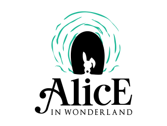 Alice in Wonderland logo design by JessicaLopes