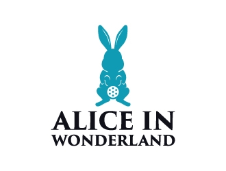 Alice in Wonderland logo design by aryamaity