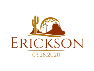 Erickson Wedding, see below. logo design by jaize