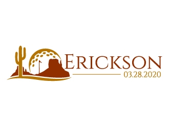 Erickson Wedding, see below. logo design by jaize