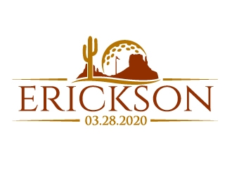 Erickson Wedding, see below. logo design by jaize