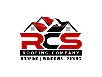 RCS Roofing Company logo design by jaize