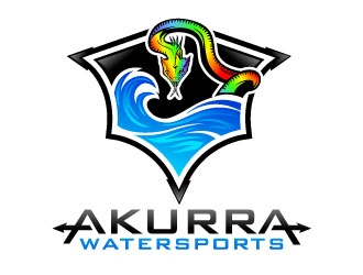 Sea Serpent / Akurra Watersports logo design by REDCROW