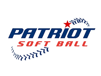 PATRIOT SOFTBALL logo design by PrimalGraphics