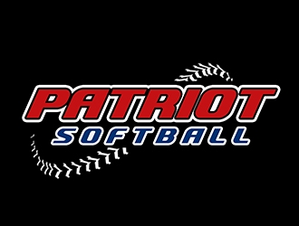 PATRIOT SOFTBALL logo design by PrimalGraphics