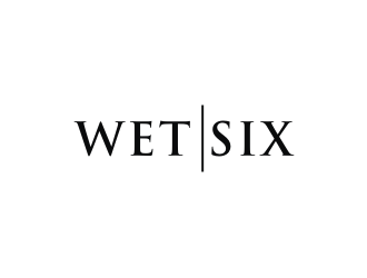 WET SIX logo design by logitec
